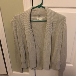 Open front sweater